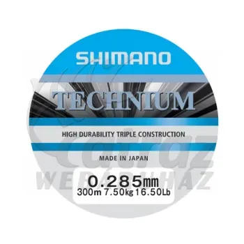 Shimano Technium A Mono Line 300m 0.285mm 7.5kg Monofil Zsinór