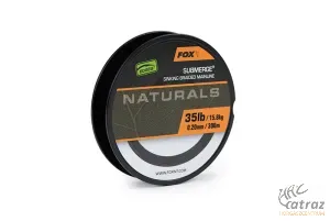 Fox Submerge Naturals Braid Sinking Braided Mainline 300 méter 0,20 mm - Fox Fonott Süllyedő Főzsinór