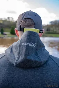 Matrix Charcoal Marl Zip Hoody - Matrix Kapucnis Pulóver