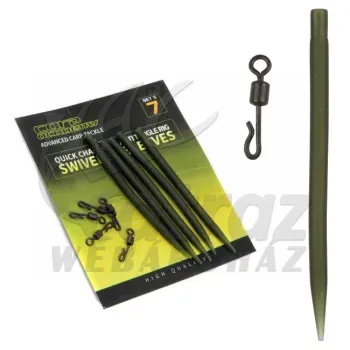 Carp Academy Forgó Gyorskapoccsal 5+5 db/Csomag Medium