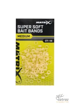 Matrix Super Soft Bait Bands Medium 100 db - Közepes Csalirögzítő Szilikon Karika