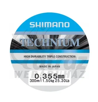 Shimano Technium A Mono Line 300m 0.355mm 11.5kg Monofil Zsinór