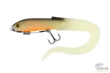 Fox Rage Slick Eel Loaded 28cm 1/0 Gumihal - UV Hot Olive