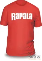 Rapala Next Level Tee Red/White Logo Méret: L - Rapala Piros/Fehér Horgász Póló