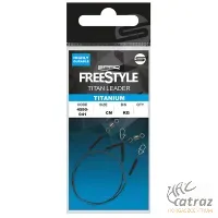 Spro Freestyle Titanium Leader 7X 20cm 0,24mm - Ragadozó Előkezsinór