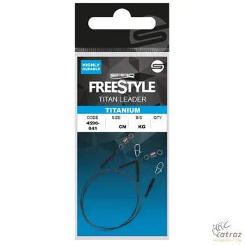 Spro Freestyle Titanium Leader 7X 20cm 0,24mm - Ragadozó Előkezsinór