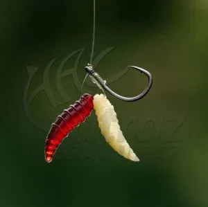 Korum Lebegő Gumicsonti Fehér - Korum Floating Grubs Maggot Imitation