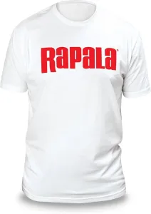 Rapala Next Level Tee White/Red Logo Méret: S - Rapala Fehér/Piros Horgász Póló