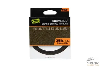 Fox Submerge Naturals Braid Sinking Braided Mainline 600 méter 0,20 mm - Fox Fonott Süllyedő Főzsinór