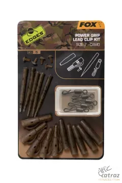 Fox Ólomkapocs Készlet - Power Lead Clip Kit Edges Camo Készlet Méret: 7