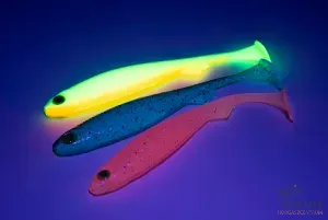 Fox Rage Műcsali - Fox Rage Gumihal Slick Shad Bulk UV Blue Back 11cm