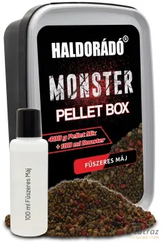 Haldorádó MONSTER Pellet Box Fűszeres Máj - Fűszeres Májas Micropellet