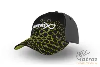 Matrix Hex Print Baseball Cap Black - Matrix Fekete Baseball Sapka