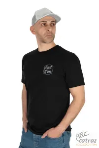 Fox Rage Limited Edition Zander Black T-Shirt - Süllő Mintás Horgász Póló