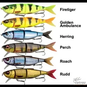 Savage Gear Wobbler 4Play V2 Liplure 13,5cm 18 gramm Slow Float Perch - 4 Részes Gumi Wobbler