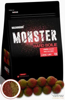 Haldorádó Monster Hard Boilie 24+ mm Vörös Lazac - Haldorádó Kemény Bojli