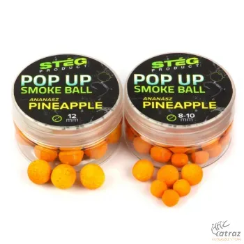 Stég Product Pop-Up Smoke Ball 12mm Pineapple - Stég Ananászos Pop-Up Csali
