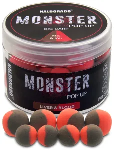 Haldorádó Monster Pop Up Big Carp 13-17mm Máj & Vér - Haldorádó Monster Pop-Up Csali