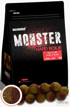 Haldorádó Monster Hard Boilie 24+ mm Máj & Vér - Haldorádó Kemény Bojli
