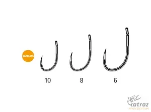 Carp Spirit Razor Boilie Beak Point Barbless Méret: 6 - Carp Spirit Pontyozó Horog