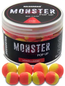 Haldorádó Monster Pop Up Big Carp 13-17mm Vörös Lazac - Haldorádó Monster Pop-Up Csali