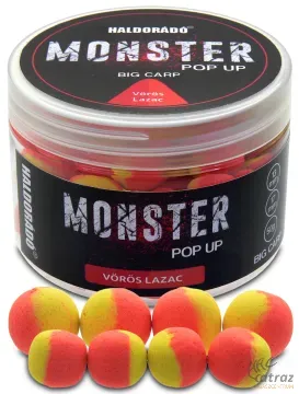 Haldorádó Monster Pop Up Big Carp 13-17mm Vörös Lazac - Haldorádó Monster Pop-Up Csali