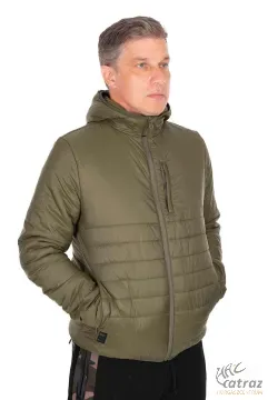 Fox Olive Quilted 100 Jacket Méret: XL - Fox Átmeneti Horgász Kabát