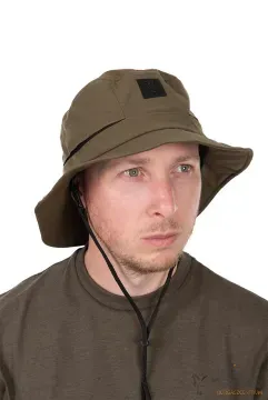 Fox Khaki Boonie Bucket Hat - Fox Széles Horgász Kalap