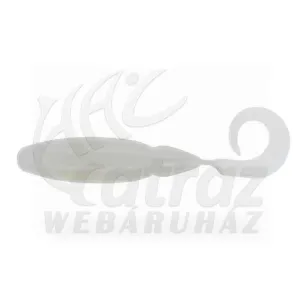 Biwaa Tailgunr Curly 2.5" 008 Pearl White UV - Biwaa Gumihal 6.3cm