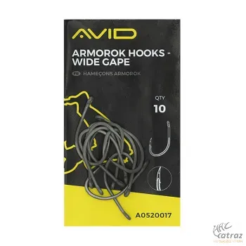 Avid Carp Armorok Wide Gape Méret: 2 - Avid Szakállas Pontyozó Horog