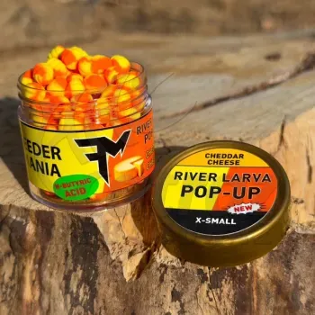 Feedermánia River Larva Pop-Up Cheddar Vajsav 2026 - Feedermánia Folyóvízi Pop Up XS Extra Small 2026