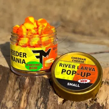 Feedermánia River Larva Pop-Up Cheddar Vajsav 2026 - Feedermánia Folyóvízi Pop Up S Small 2026