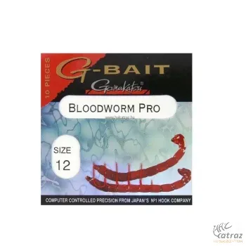 Horog Gamakatsu G-Bait Bloodworm-Pro size:12