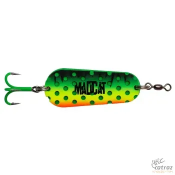 MadCat A-Static Twin Turbine Spoon 3/0 110g UV Firetiger - MadCat Harcsázó Kanál VIllantó