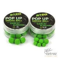 Stég Product Pop-Up Smoke Ball 12mm Garlic & Almond - Stég Epres Pop-Up Csali
