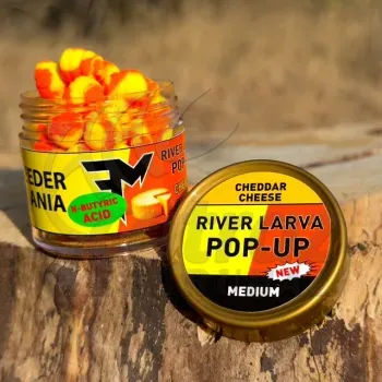 Feedermánia River Larva Pop-Up Cheddar Vajsav 2026 - Feedermánia Folyóvízi Pop Up M Medium