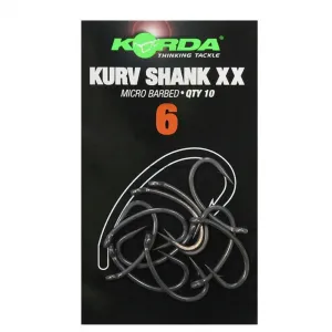 Korda Kurv Shank XX Méret: 4 - Korda Kurv Shank Extra Erős Pontyozó Horog