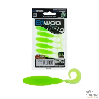 Biwaa Tailgunr Curly 2.5" 202 Limetreuse - Biwaa Gumihal 6.3cm