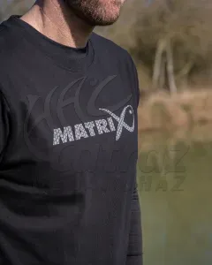 Matrix Large Fade Logo T-Shirt Black/Grey – 2XL – Matrix Póló