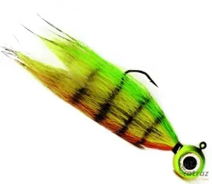 Jig Head VMC Moon Tail 7158 Firetiger 3,5g 2db/cs - VMC Szoknyás Jigfej Gumihalhoz