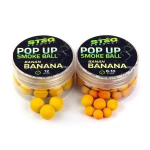Stég Product Pop-Up Smoke Ball 12mm Banana - Stég Banános Pop-Up Csali