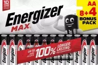 Energizer Max B12 8+4 AA Elem - Energizer AA Bonus Pack 12db Ceruzaelem