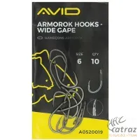 Avid Carp Armorok Wide Gape Méret: 6 - Avid Szakállas Pontyozó Horog