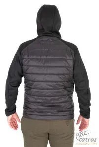 Fox Collection Hybrid Jacket Black/Orange L - Fekete/Narancs Horgász Kabát