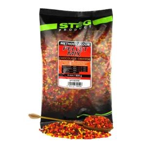 Stég Pellet Mix 800g 3mm Csoki+Narancs - Stég Micropellet