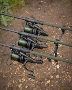 Fox Horizon X6 TI LTD Custom Olive 13ft 4,00lb - Fox Limitált Távdobó Bojlis Bot 3,90m