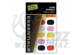 Fox Edges 7x12mm Foam Barrels - Mixed Colour