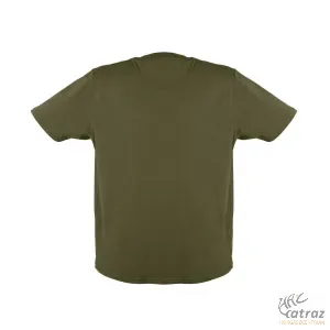 Avid Icon T-Shirt Khaki Méret: S - Avid Carp Horgász Póló