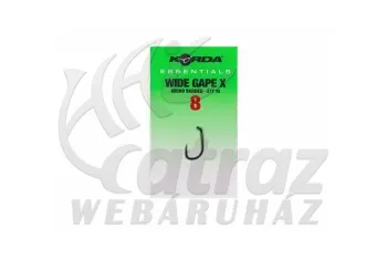 Korda Essentials Wide Gape X Barbed - 8 - Pontyozó horog