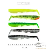 Nevis Impulse Shad Gumihal - Nevis Vegyes Színű Gumihal 7,5cm 5 db/cs